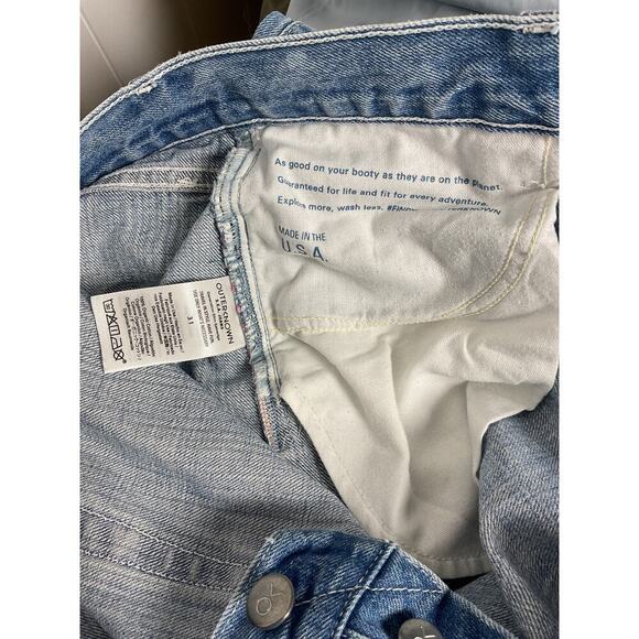 Outerknown Women's SEA Light Wash Generation Slim Selvedge 5 Pocket Jeans SZ 31 - Picture 11 of 11